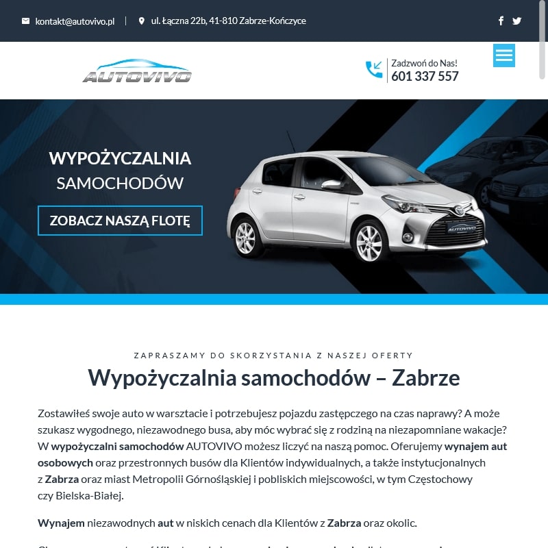 Wypożyczalnia samochodów w Katowicach