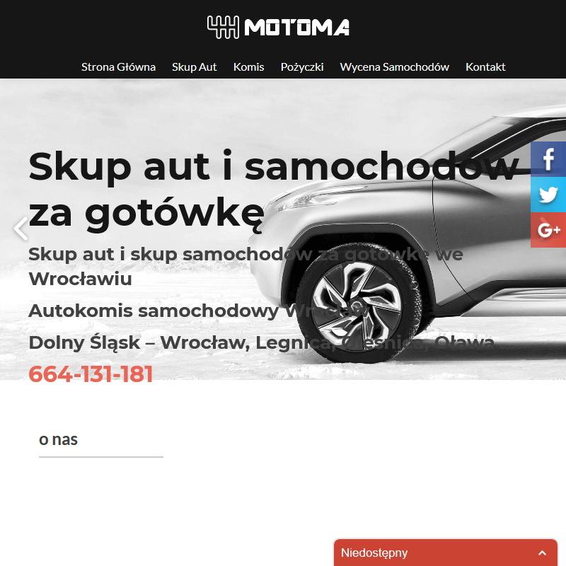 Skup aut MOTOMA we Wrocławiu